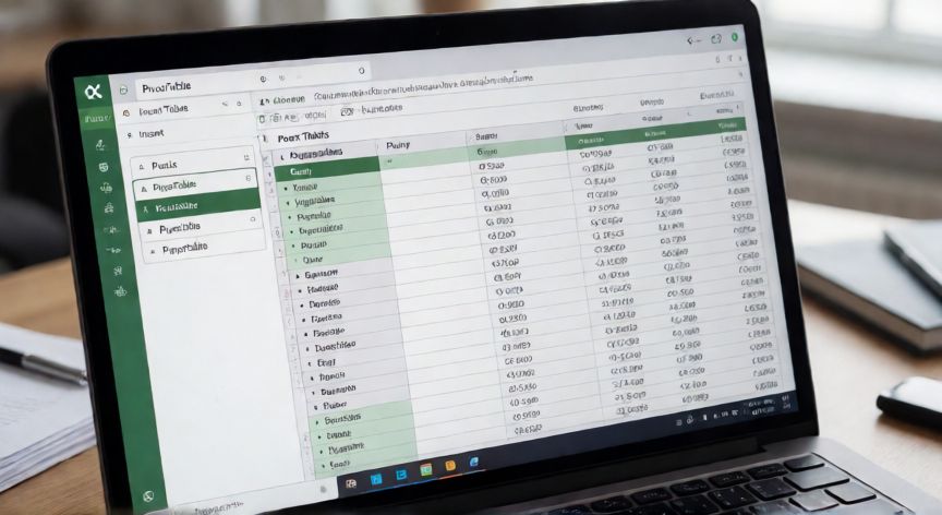 agrupar en excel y sumar, Tabla Dinámica en Excel agrupando y sumando datos por categoría
