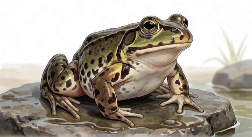 Sapo Xenopus em ambiente laboratorial
