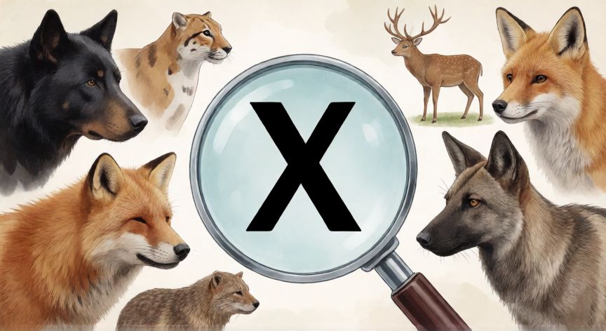 animal que empiece con x en español, Búsqueda de animales con la letra X
