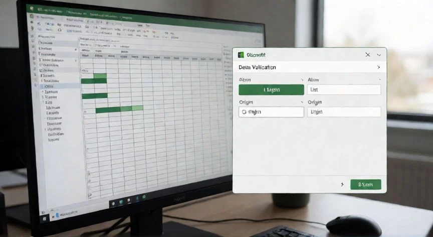 Cómo agregar opciones (listas desplegables) en Excel