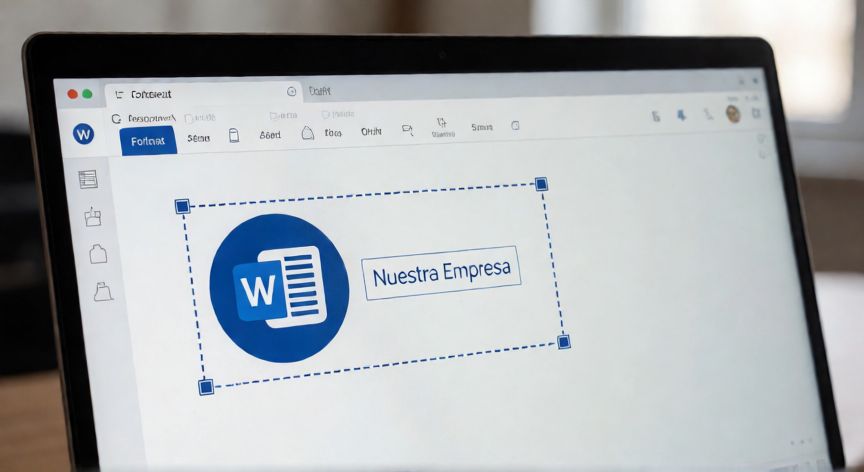 como agrupar en word imagen y texto, Grupo de imagen y texto en Word con el recuadro de selección único visible