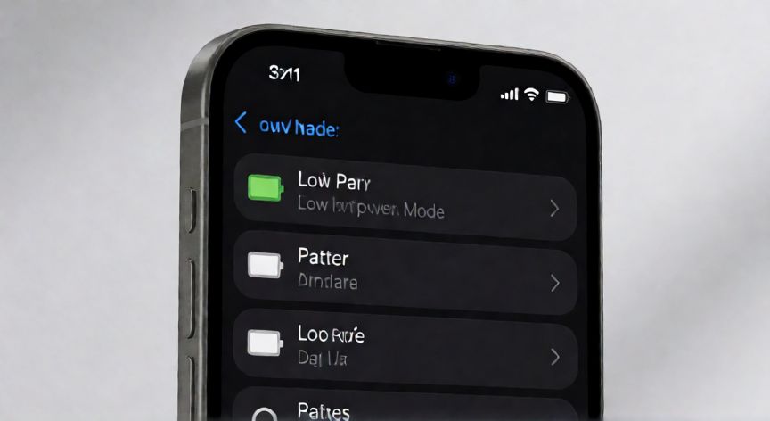 como ahorrar al maximo la bateria del iphone, Ajustes de batería del iPhone con modo de bajo consumo activado