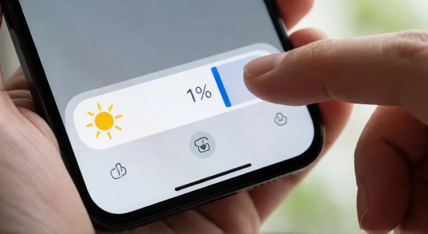 Ajustando el brillo de la pantalla para ahorrar batería