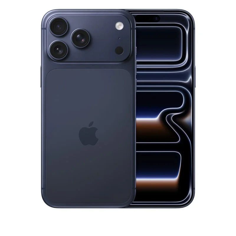 como ahorrar bateria en iphone 17 pro max, iPhone 17 Pro Max en modo oscuro mostrando la eficiencia de la pantalla OLED