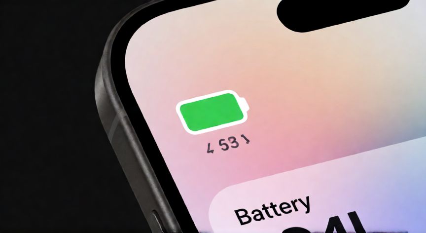 como ahorrar bateria.en.zte, Pantalla de móvil mostrando el estado de la batería