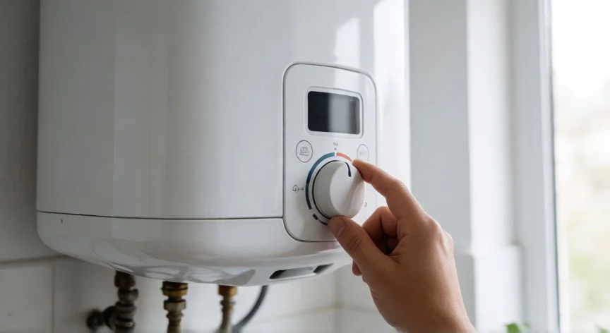Ajuste del termostato en un termo eléctrico para optimizar la temperatura