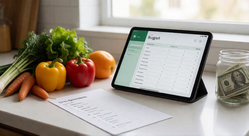 como ahorrar dinero en casa, Planificación de la compra y control del presupuesto en la cocina