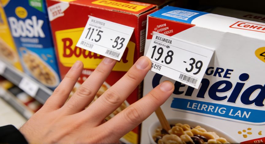 como ahorrar haciendo la compra, Comparación de precios entre marcas líderes y marcas blancas en el supermercado
