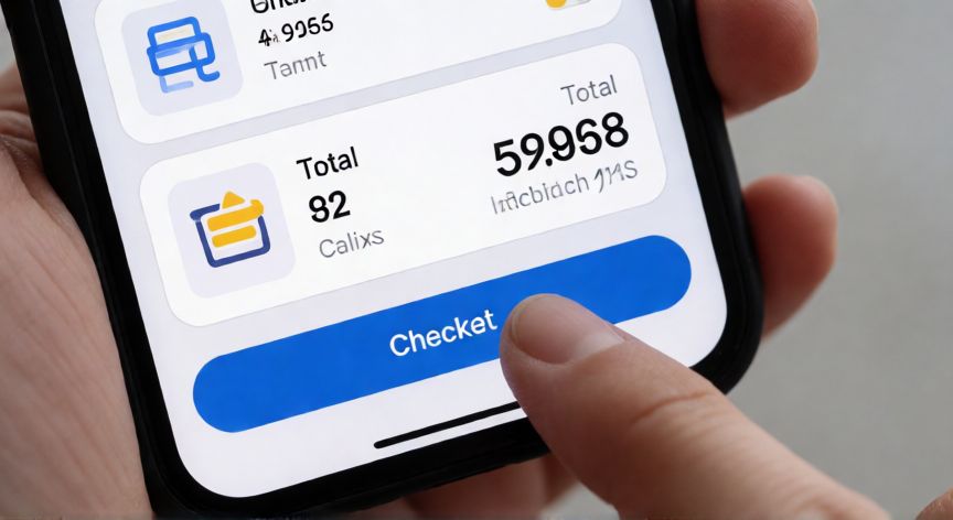 como ahorrar impuestos en aliexpress, Pantalla de móvil mostrando el resumen de compra con impuestos incluidos en AliExpress