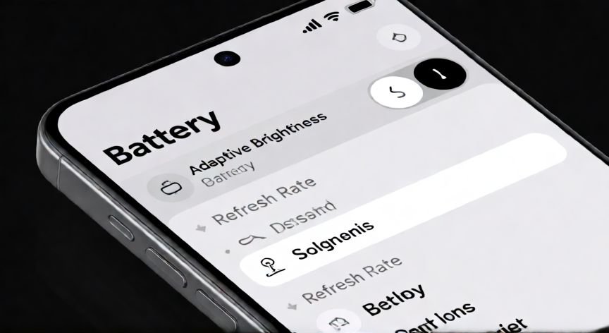 como ahorrar mas bateria en samsung, Pantalla de un Samsung mostrando opciones de ahorro de energía