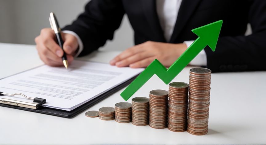 como ahorrar para la entrada de un piso, Concepto de inversión y crecimiento del ahorro para comprar una vivienda