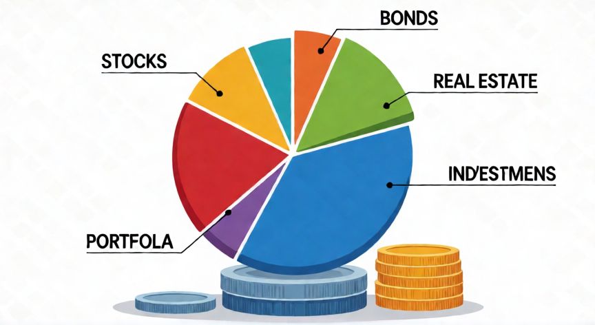 como ahorrar sin que se devalue, Gráfico de diversificación de inversiones sobre monedas
