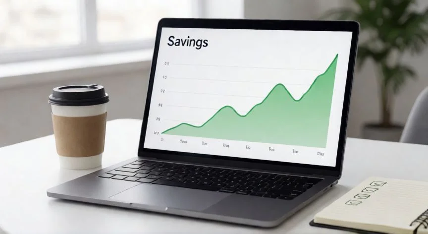 como ahorrar un millon de pesos en un año, Manos separando el sueldo en sobres de 50%, 30% y 20% según la regla de ahorro