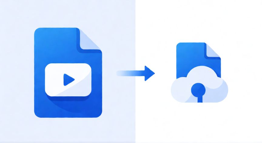 como ahorrar videos, Concepto de compresión de video y subida a la nube para liberar espacio