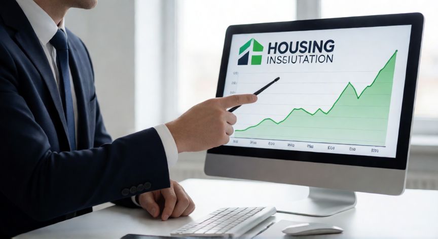 Asesor financiero explicando el crecimiento del ahorro voluntario en pantalla