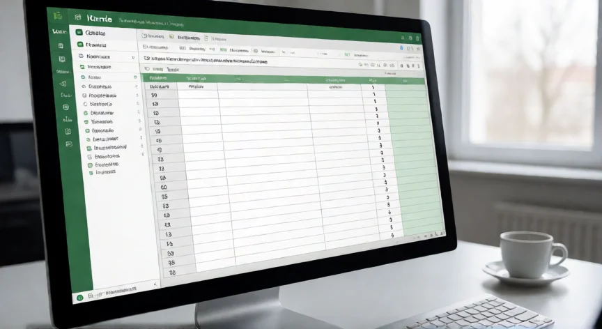como aumentar 0 en excel, Hoja de cálculo de Excel mostrando una secuencia numérica que empieza en cero
