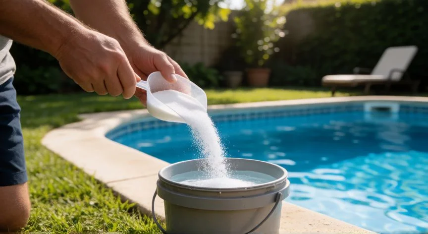 Cómo aumentar la alcalinidad de la piscina paso a paso