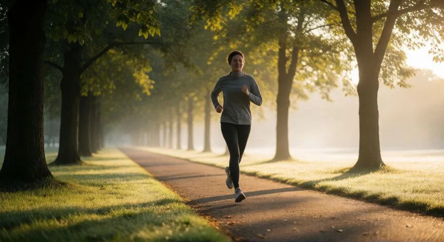 como aumentar dopamina en el cerebro, Ejercicio aeróbico matutino al aire libre como estrategia para elevar la dopamina