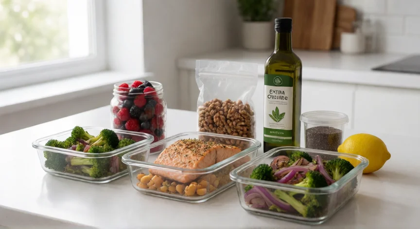 como aumentar klotho alimentos, Planificación semanal de comidas ricas en compuestos que favorecen la proteína Klotho