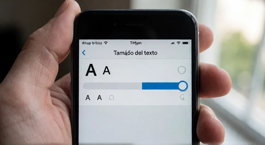 Cómo aumentar la letra en iPhone 8