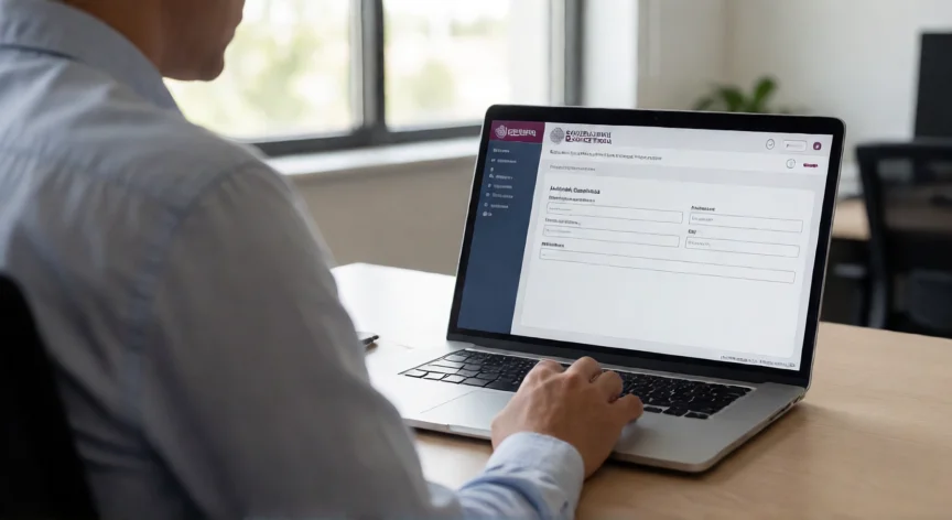 como aumentar mis actividades en el sat, Persona registrando una nueva actividad económica en el portal del SAT desde una laptop