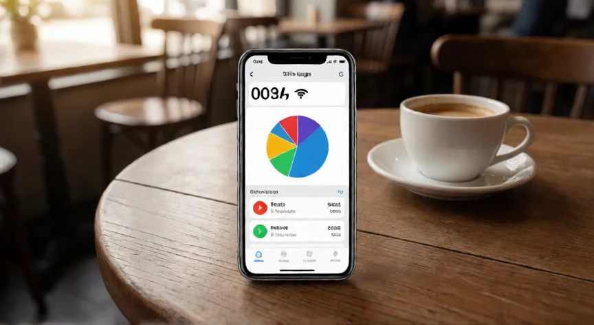 como aumentar mis megas en totalplay, Resumen de consumo de datos móviles por aplicación visible en la pantalla del teléfono