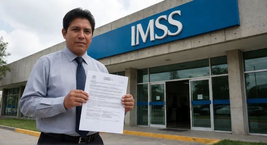 como aumentar mis semanas cotizadas en el imss, Trabajador en oficina del IMSS con documento de calificación de semanas cotizadas