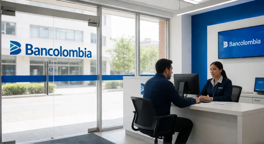 como aumentar mis topes en bancolombia, Cliente en agencia de Bancolombia solicitando aumento de límite de crédito