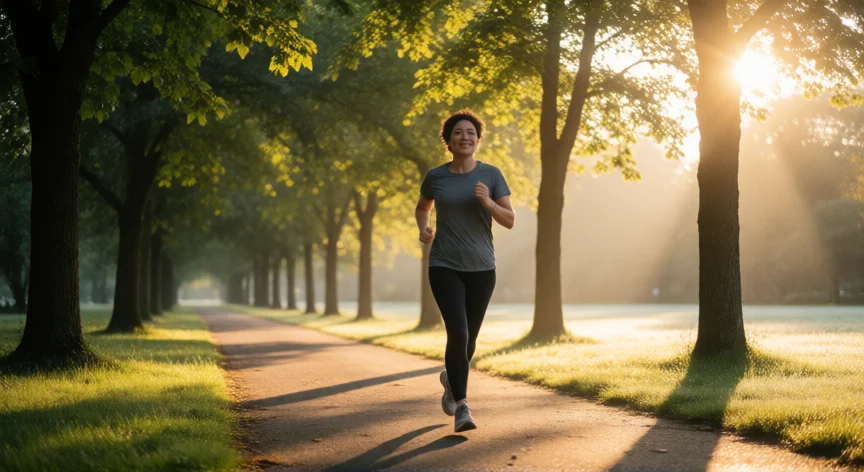 como aumentar serotonina, Ejercicio al aire libre con luz solar matutina para estimular la producción de serotonina