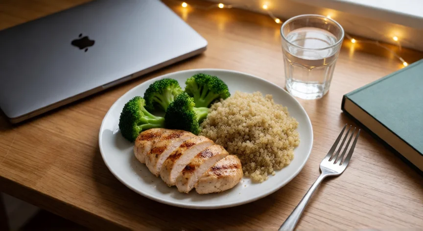 como aumentar sueño rem, Cena ligera y saludable preparada horas antes de dormir para favorecer el sueño REM