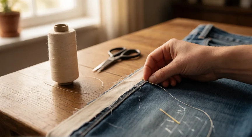 Cómo aumentar la cintura de un pantalón paso a paso