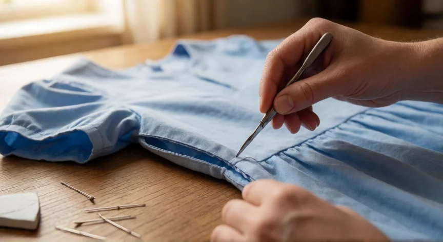 Cómo aumentar una talla a un vestido paso a paso
