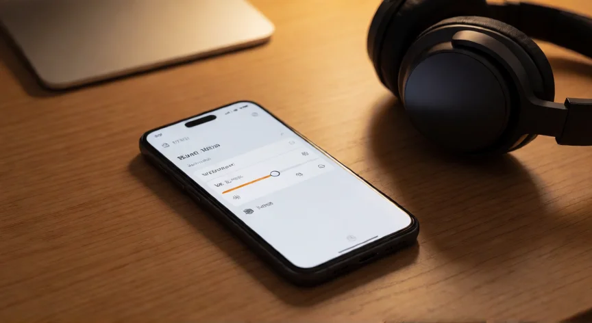 como aumentar volumen xiaomi, Teléfono Xiaomi con la barra de volumen al máximo en la pantalla