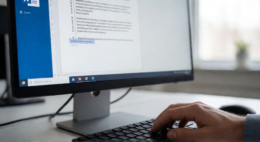 como borrar una hoja en blanco word, Pantalla de Word mostrando caracteres de formato visibles y una página en blanco al final del documento