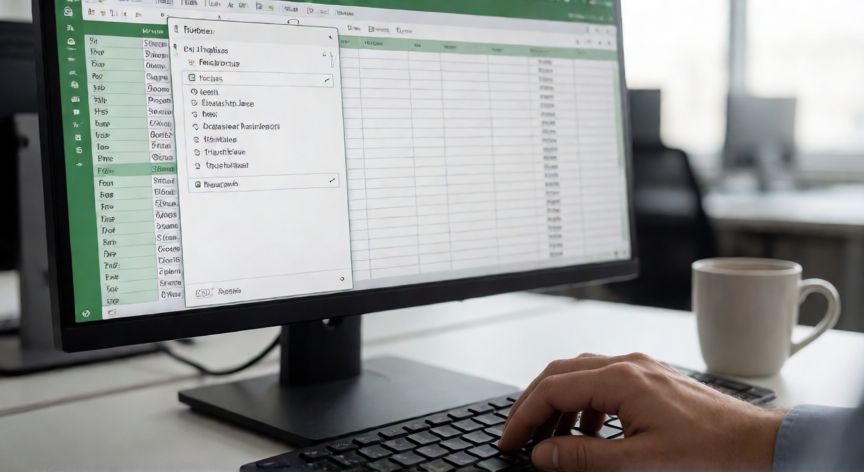 como buscar en en excel, Diálogo de Buscar y Reemplazar abierto en una hoja de cálculo de Excel