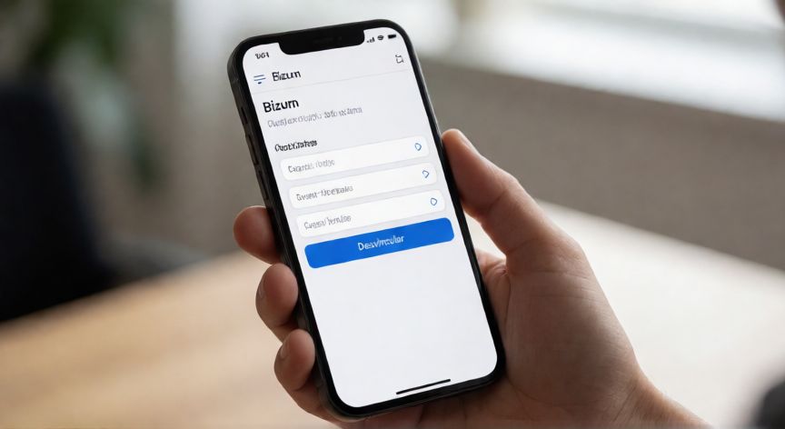 como cambiar el bizum de un banco a otro, Teléfono móvil mostrando la opción de desvincular Bizum en una app bancaria