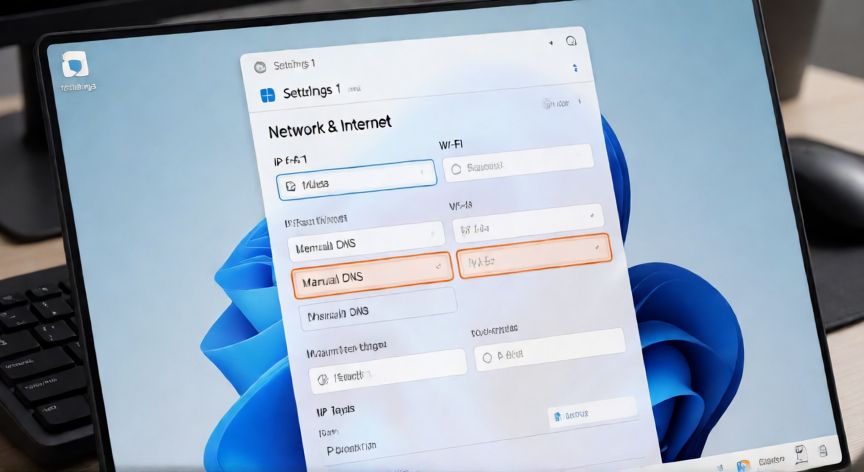 como cambiar el dns windows 11, Configuración de red y DNS en Windows 11