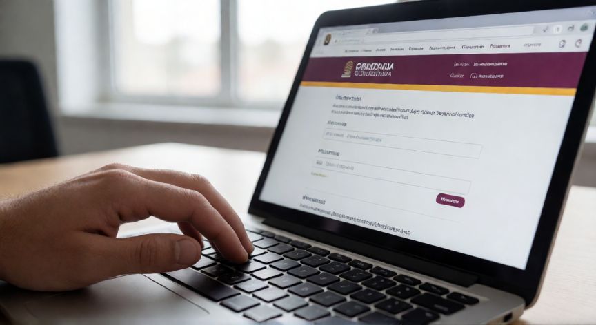 como cambiar el domicilio fiscal en la declaracion de la renta, Persona actualizando datos en la sede electrónica de Hacienda desde su ordenador