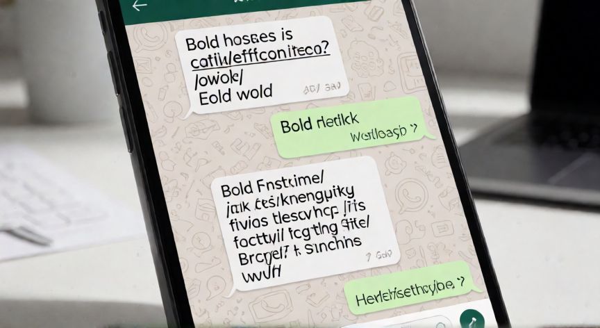 como cambiar el estilo de letra en whatsapp, Ejemplo de formatos de texto en una conversación de WhatsApp
