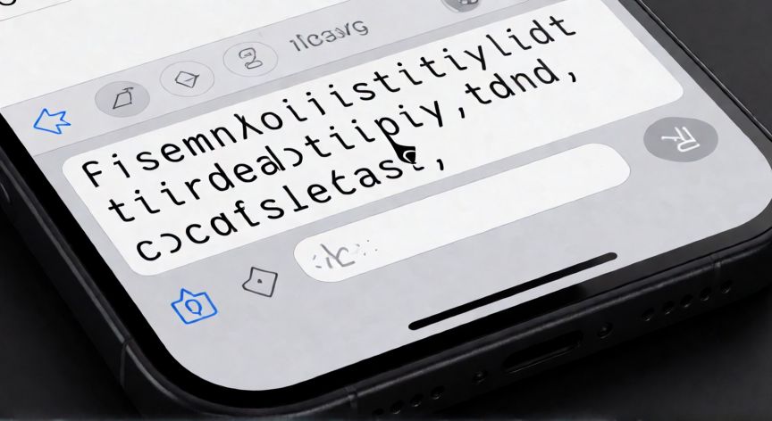 como cambiar el estilo de letra en whatsapp, Vista de la fuente monoespaciada en el editor de mensajes