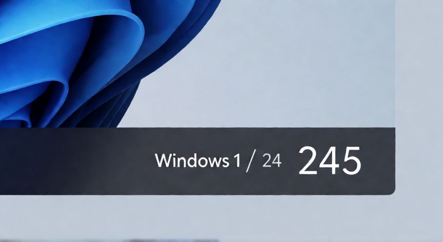 Reloj de la barra de tareas de Windows 11 en formato 24 horas