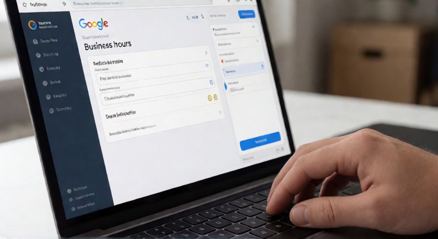 como cambiar el horario en google, Edición de horarios de negocio en el panel de Google Maps