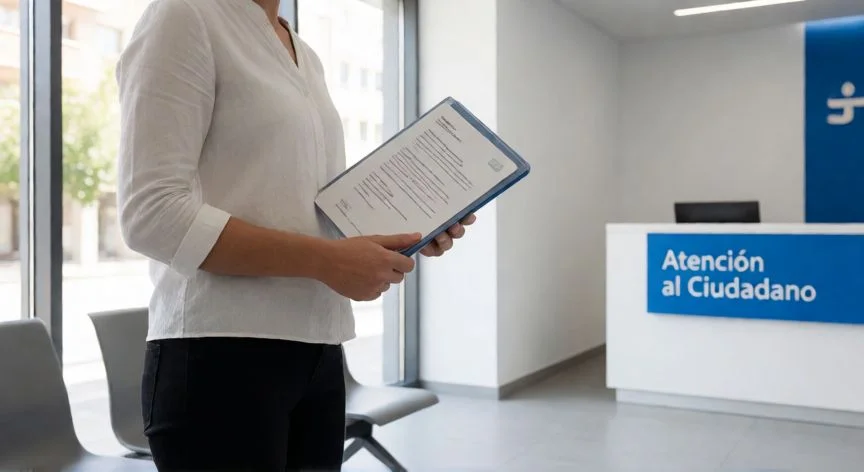 Trámite para cambiar hospital de referencia en oficina de sanidad