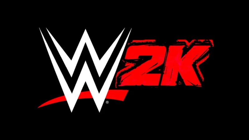 Logotipo oficial de WWE 2K, la franquicia de videojuegos de lucha libre
