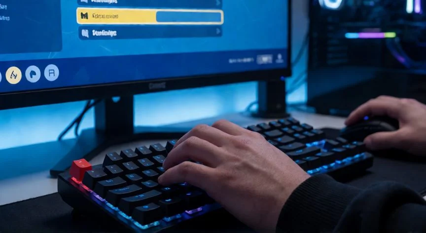 Jugador cambiando su nombre de pantalla en la web de Epic Games