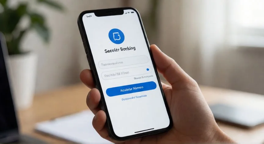 Persona actualizando su número de teléfono en la aplicación de Clave PIN
