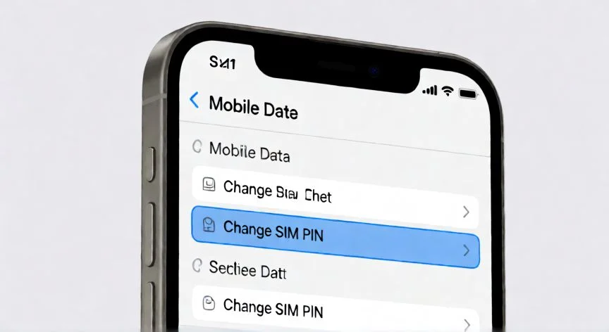 Cómo cambiar el PIN de la SIM en iPhone