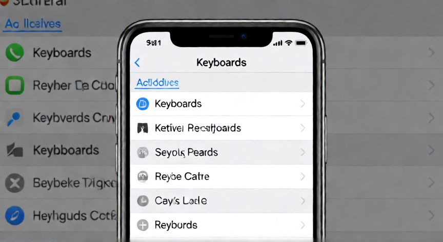 como cambiar el teclado de whatsapp, Configuración de teclados en iOS para personalizar la escritura