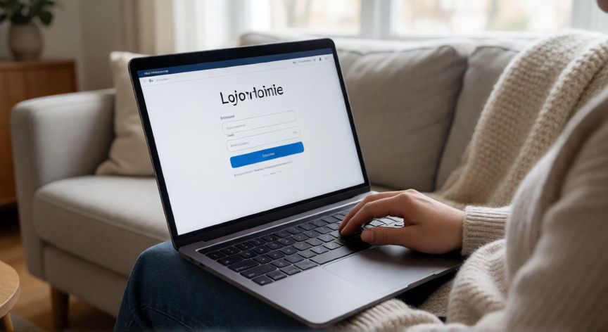 como cambiar el usuario de movistar plus, Persona cambiando sus datos de usuario en la web de Movistar Plus+ desde un portátil