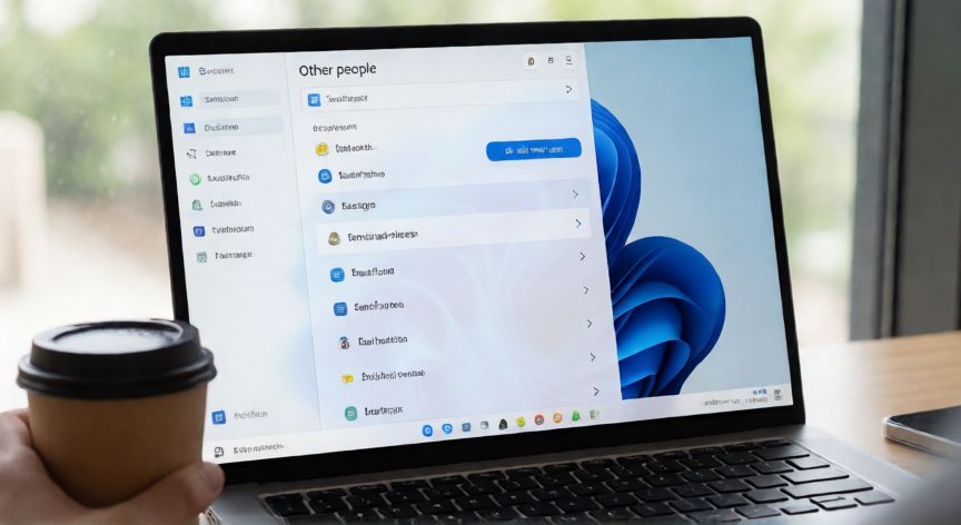 como cambiar el usuario de windows 11, Añadiendo un nuevo usuario en la configuración de Windows 11 desde el escritorio